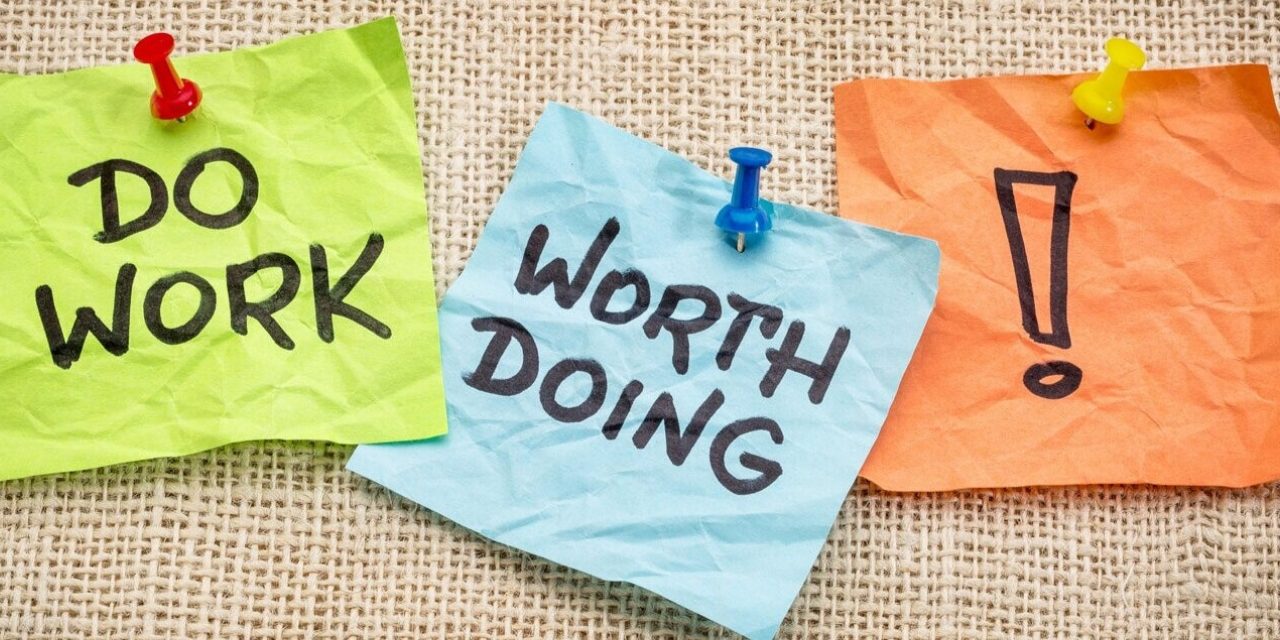 Meaningful work matters